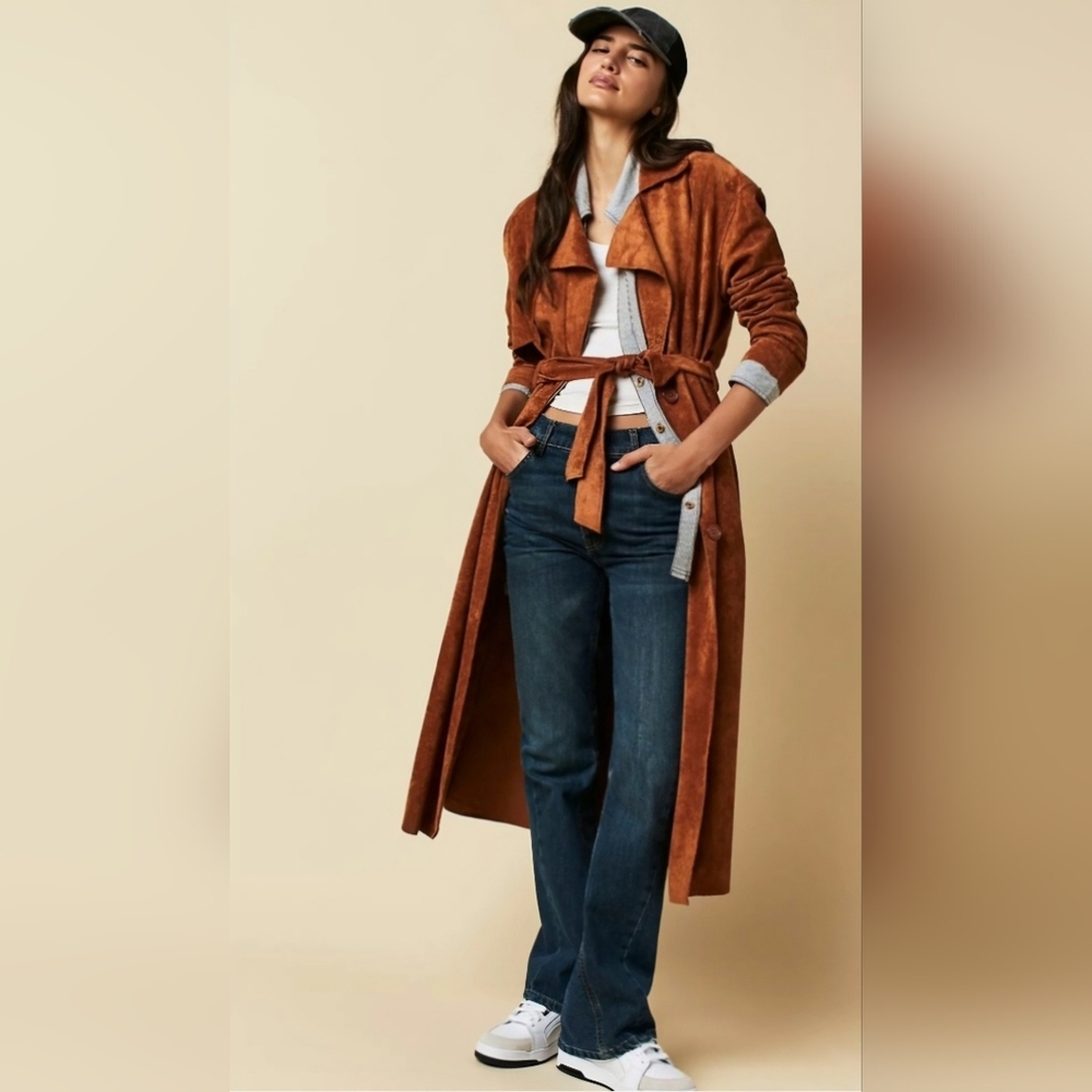 NWT Free People/blank NYC Collab Duster Coat